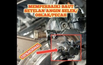 MEMPERBAIKI BAUT PEMBUANGAN ANGIN REM SELEK, DOL/PECAH - YouTube